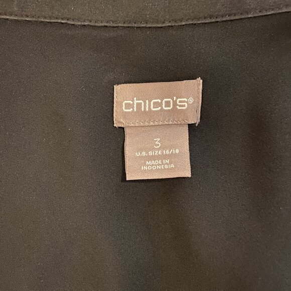 EUC Chico's Elegant tunic top  Chico's 3 / XL / 16 - Picture 5 of 7